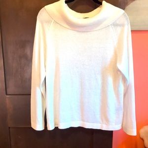 Women’s white knit sweater